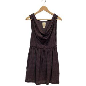 Anthropologie Rio Rao Purple Textured Mini Dress